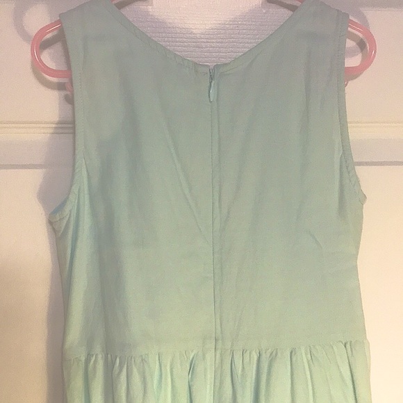 Girls Size M(8) GAP Maxi Dress in Pale Turquoise - Picture 3 of 7